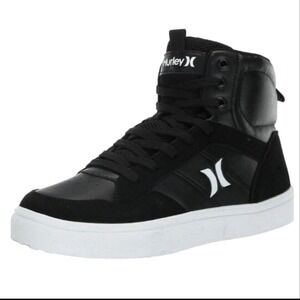 Hurley Break High Top Sneakers Black White Men's Size‎ 11 M #331